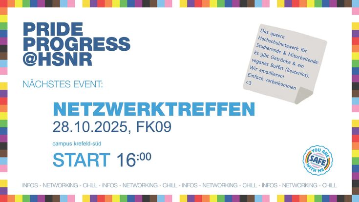 Einladung zum PrideProgress Netzwerktreffen