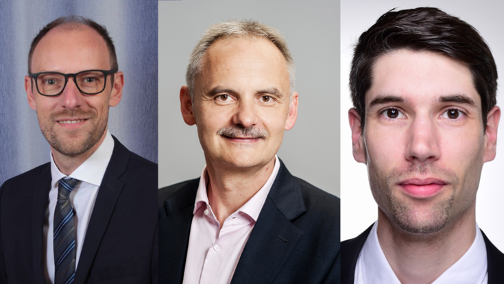 v.l.n.r.: Oliver Podewils, Armin Wittemer und Stefan Götzinger