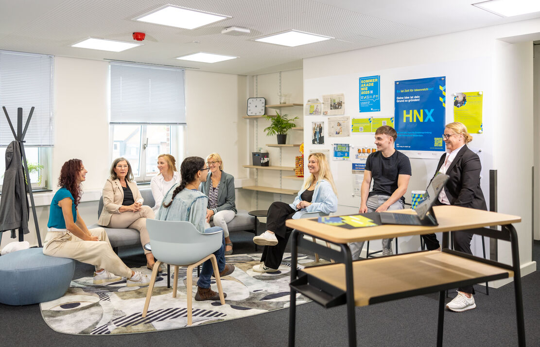 Gruppenfoto im StartUpLab