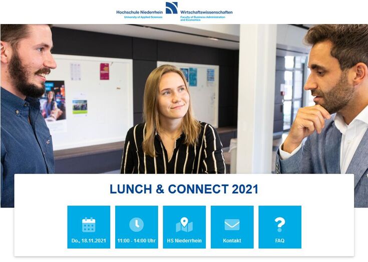 Auch digital ein Erfolg: die Karrieremesse Lunch & Connect