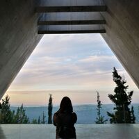 View over city