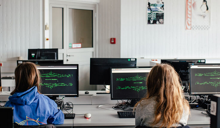 During the Easter holidays, pupils can take part in various workshops offered by the Hochschule Niederrhein. Copyright: HSNR