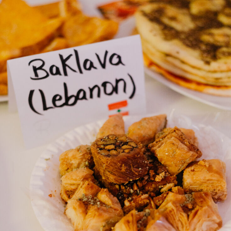 Baklava - sweet puff pastry dish from the Lebanon.