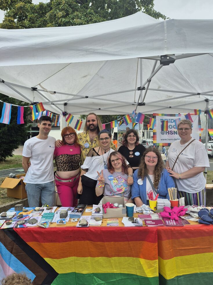 Unser Team aus AStA Queer, PrideProgress und Gleichstellung