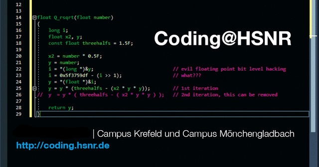Bildschirm mit Programmiersprache und Codes
